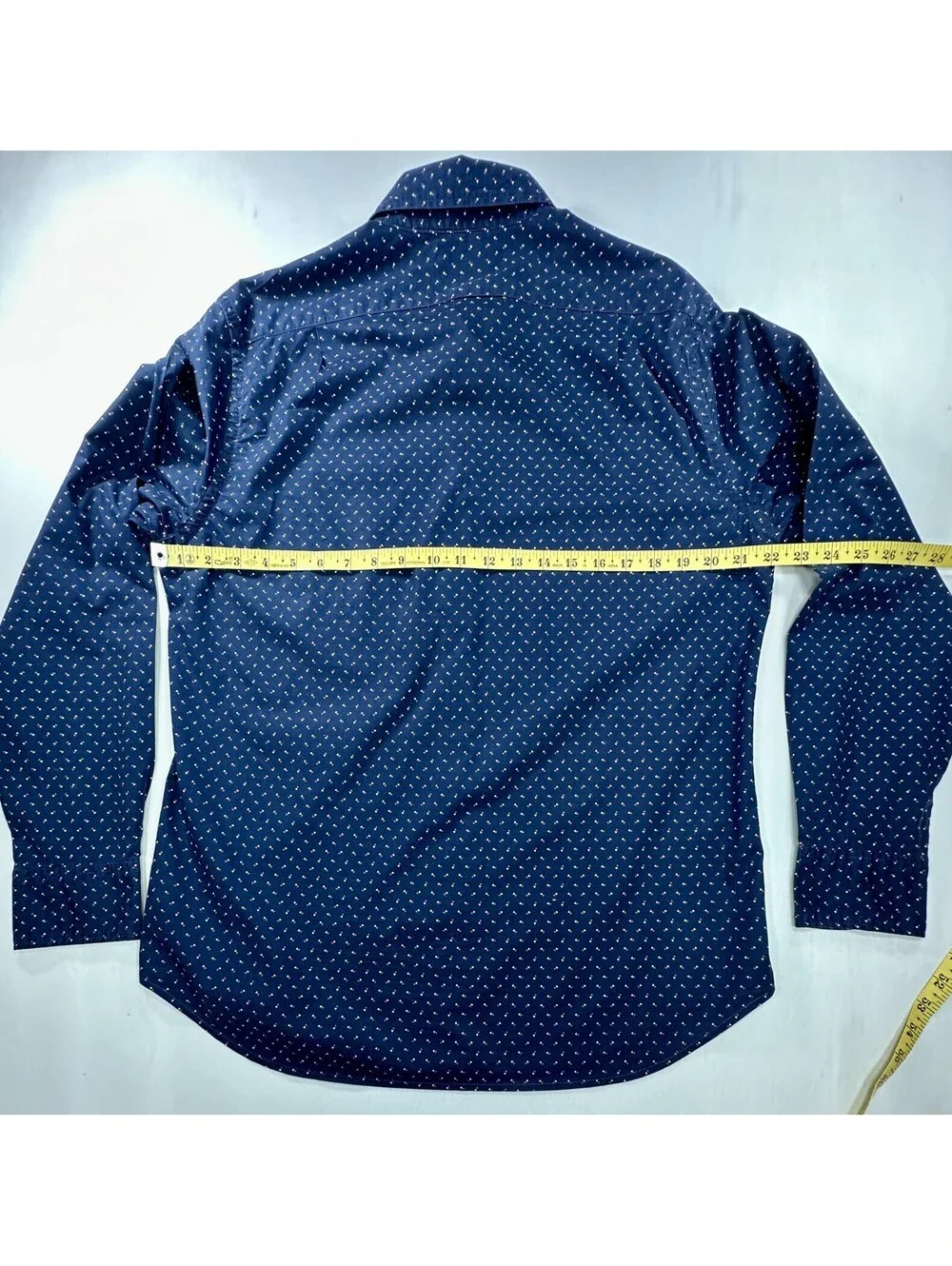 J Crew Classic Flex Washed Oxford Button Up Blue Mens M